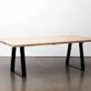 Polished Iron Coffee Table