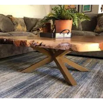 Polished Iron Coffee Table