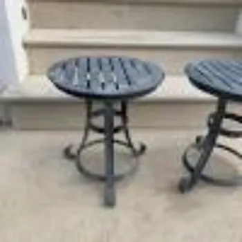 Polished Iron Coffee Table