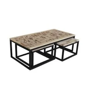 Easy To Place Iron Coffee Table