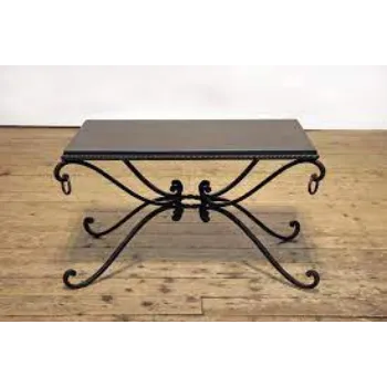 Polished Iron Coffee Table