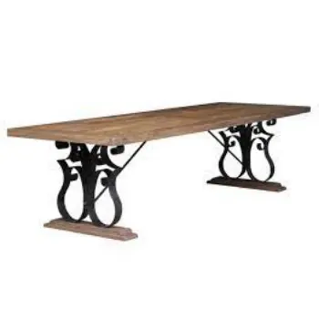 Durable Iron Dining Table