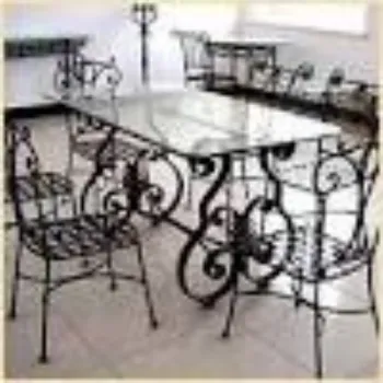 Modern Iron Dining Table
