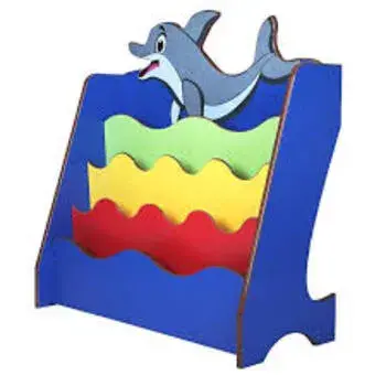 Dolphin Wood Kids Bookcase