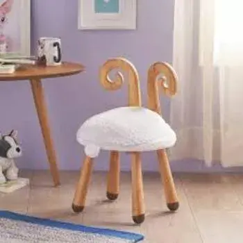 Faux Fur School Chair For Kids