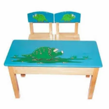 Wood Print Kids Table