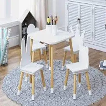 White Table For Kids 