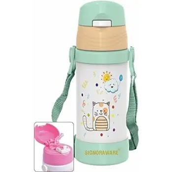 Plain & Printed Kids Water Bottle