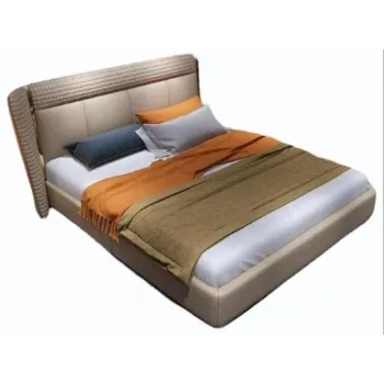 Plain King Size Double Bed