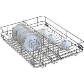 Kitchen Basket Silver Color