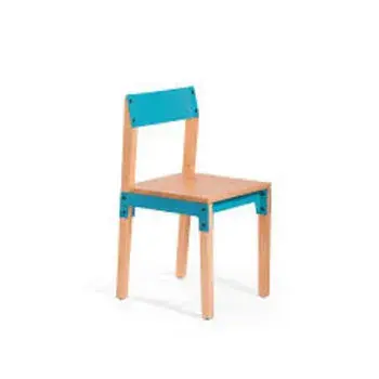 Wooden look, PVC chair For kids