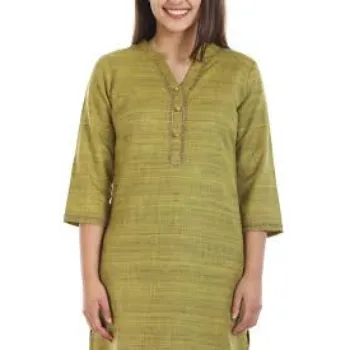 Plain Green Kurti