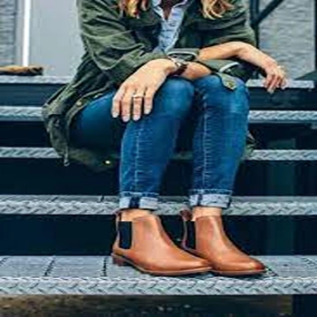 Prime Leather Brown Boot For ladies 