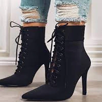 Classy Black High Heel For Girls 