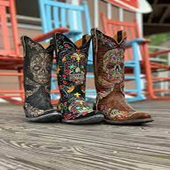 Embroidery Boot for Ladies