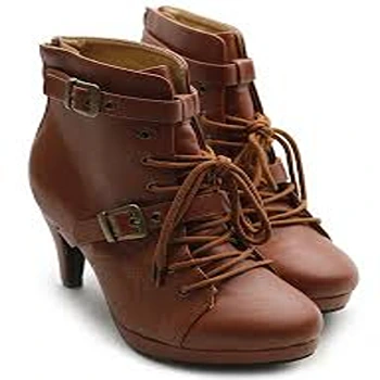 Synthetic Leather Boot For Ladies