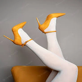 Classy Orange High Heel For Ladies