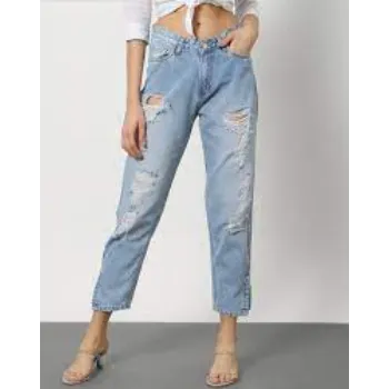 Regular Fit Sky Blue Ladies Jeans