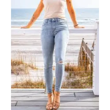 Women Fancy Plain Jeans