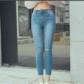 Ladies Plain Jeans