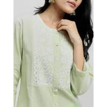 Embroidery Front Design Ladies Kurtis 