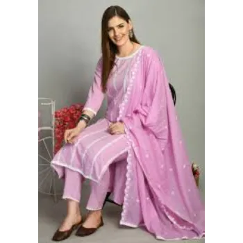 Ladies Pink Kurtis with Pant