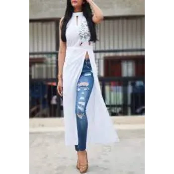 Ladies White Color Kurtis