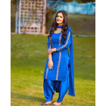 Fancy Royal Blue Kurti