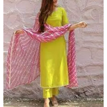 Designer Green Color Kurtis