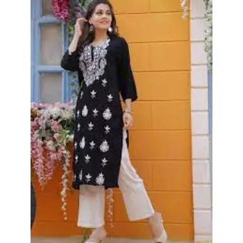 Designer Embroidery Kurtis