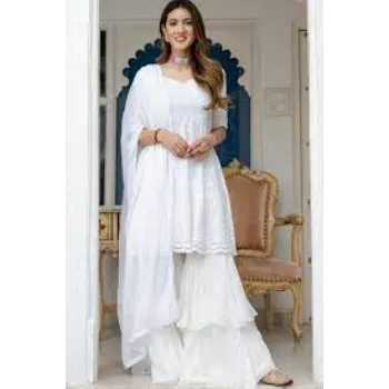 Women White Color Kurtis