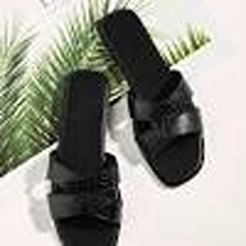 Classy Black Sandal For Girls 