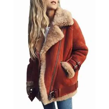 Trendy Ladies Suede Jacket