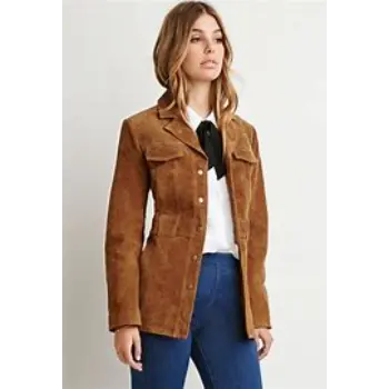 Modern Ladies Suede Jacket