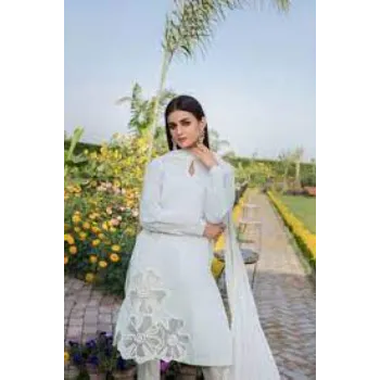 Ladies White Silk Suits