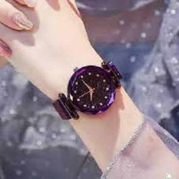 Magnetic Watch Purple Daraz