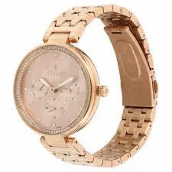  TITAN Womens Purple Whimsical Green Dial Stainless Steel Analog Watch