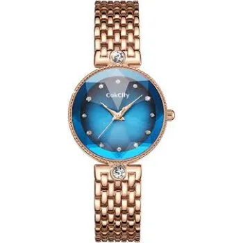  Fashion Women Elegant Glitter Crystal Wrist Watches
