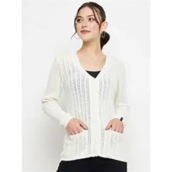 Trendy Ladies Woolen Cardigan