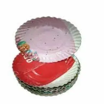 Multicolor Laminated Paper Plate