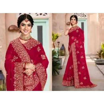Modern Latest Embroidery Sarees