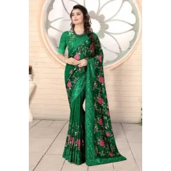 Attractive Latest Embroidery Sarees