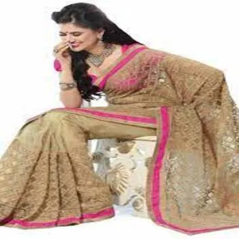 Latest Chic Embroidery Sarees 