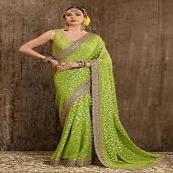 Comfortable Latest Embroidery Saree