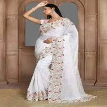 Current Style Latest Embroidery Sarees