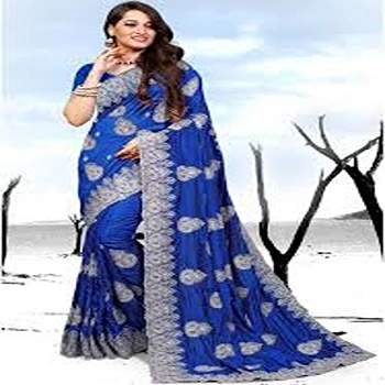 Nice Looking Latest Embroidery Saree