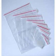 Plain LDPE Zip Bags
