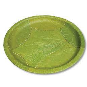 Color Coated Leaf Plate