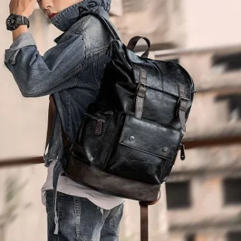 Easy To Leather Backpack