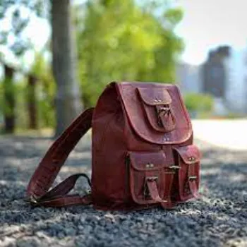 Web Leather Backpacks